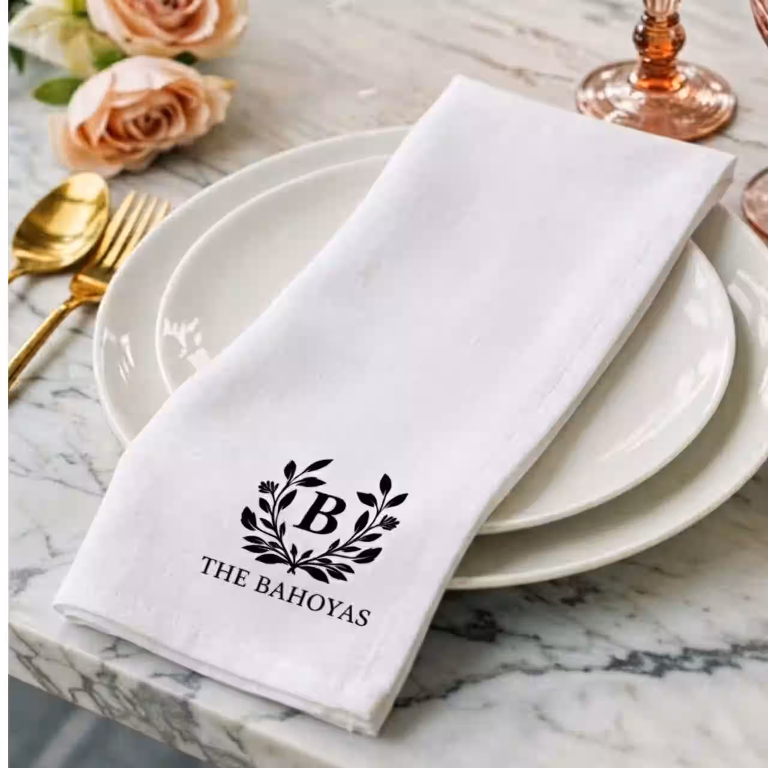 Personalized Cotton Napkins - Image 3