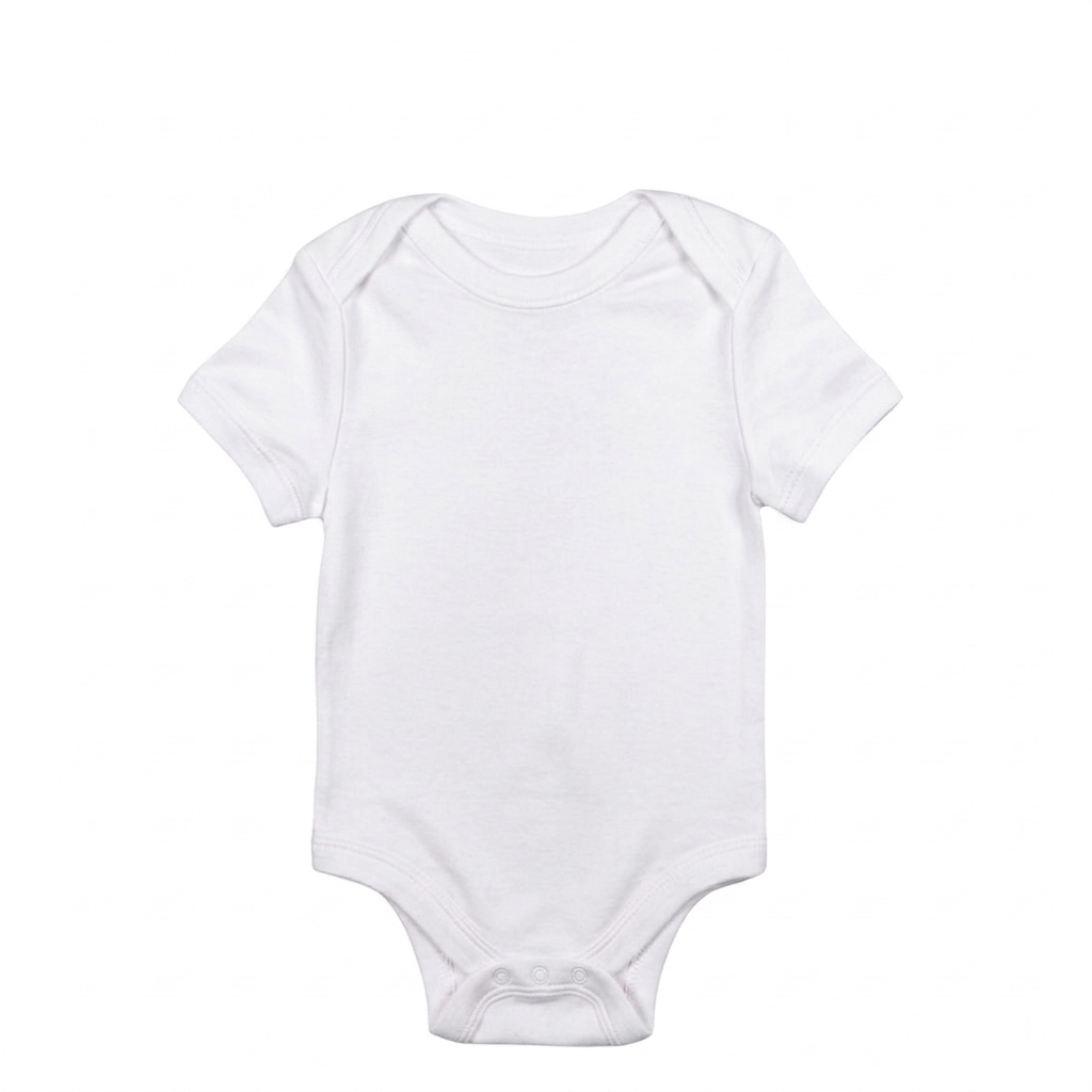 White baby onesie (customise)
