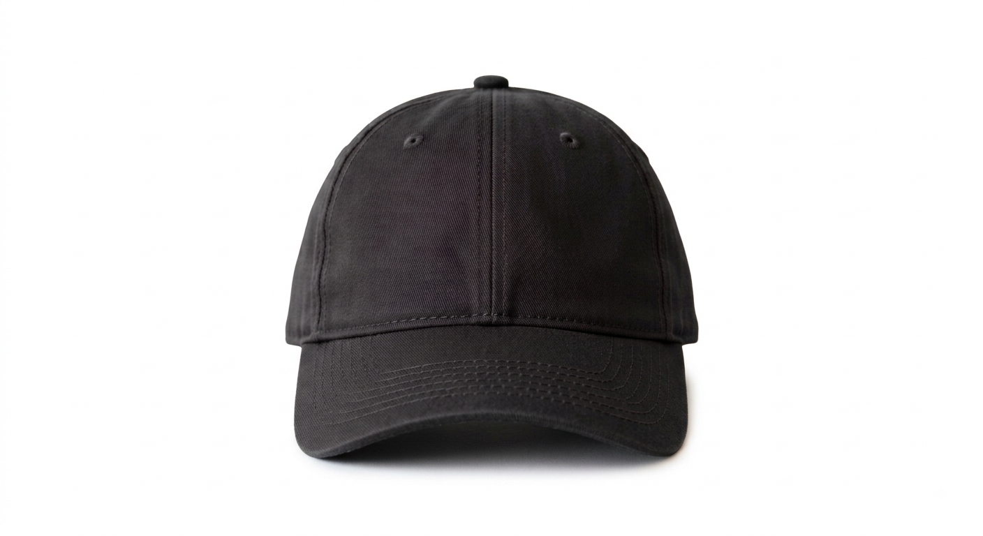 Black Face Cap (Customise)