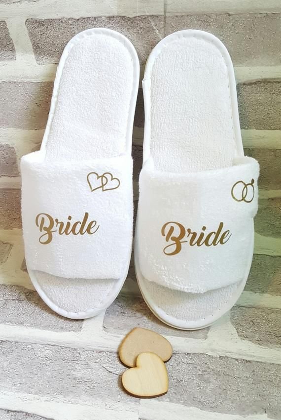 White Bath Slippers - customise - Image 6
